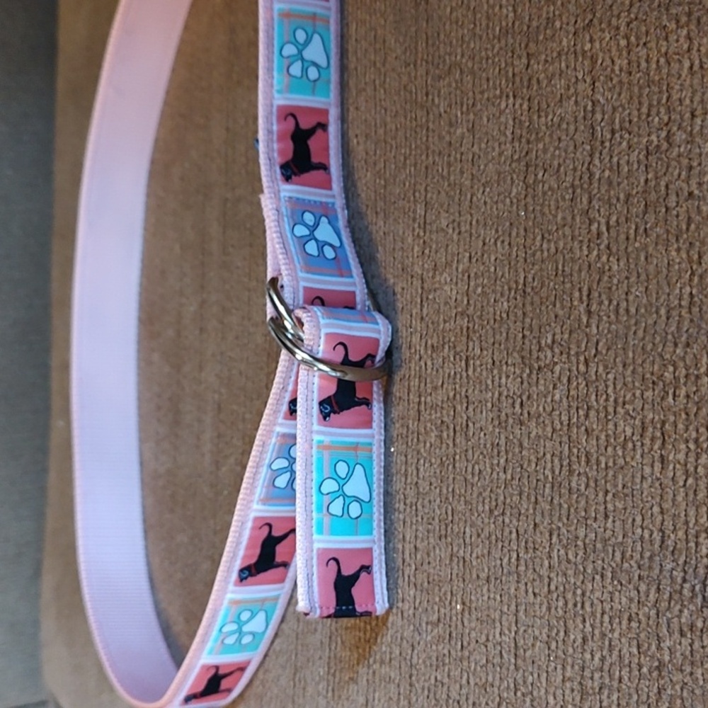 Girls The Black Dog Belt Medium 30"-34"-Like New!!